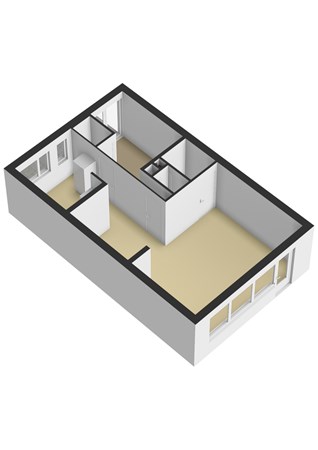 Floorplan - Goudsmidshoeve 105, 7326 RB Apeldoorn